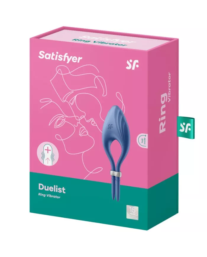 SATISFYER - VIBRATEUR ANNEAU DUELIST BLEU SATISFYER - VIBRATEUR ANNEAU DUELIST BLEU
