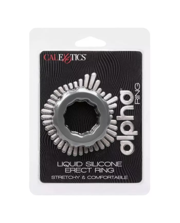 CALEXOTICS - BAGUE ALPHA ERECT GRIS CALEXOTICS - BAGUE ALPHA ERECT GRIS