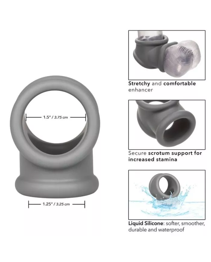 CALEXOTICS - BAGUE ALPHA PRECISION GRIS