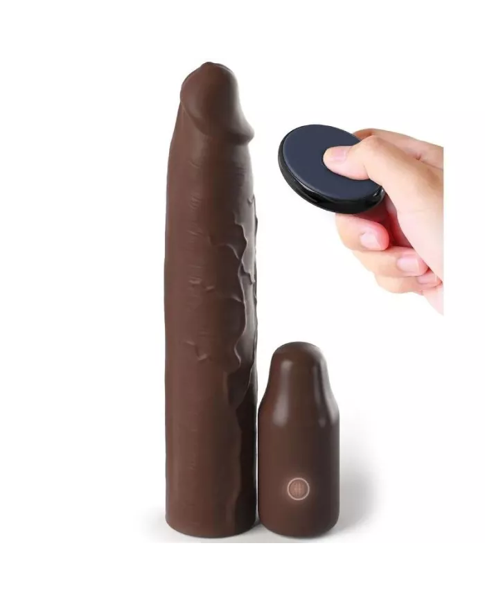 FANTASY X- TENSIONS - POCHETTE PIPEDREAMS 22,86 CM + PLUG 7,62 CM TELECOMMANDE MARRON FANTASY X- TENSIONS - POCHETTE PIPEDREAMS 22,86 CM + PLUG 7,62 CM TELECOMMANDE MARRON