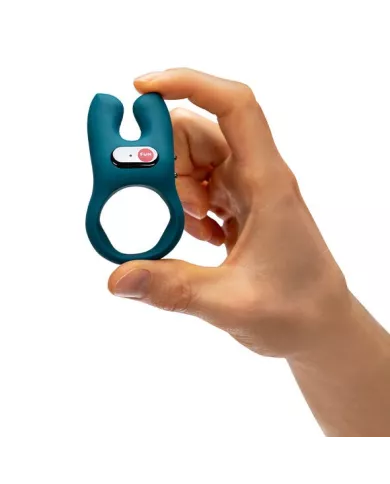 FUN FACTORY - ANNEAU PÉNIEN VIBRANT NOS BLEU MER PROFONDE