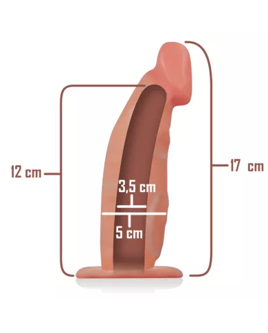 INTENSE - HARNAIS CREUX AVEC GODE 18 X 3,5 CM INTENSE - HARNAIS CREUX AVEC GODE 18 X 3,5 CM