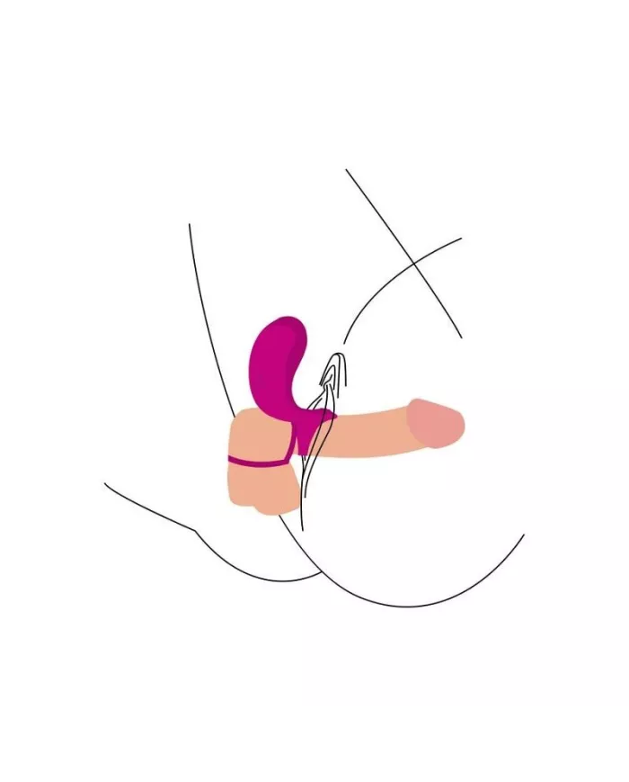 XOCOON - BAGUE STIMULATEUR DE COUPLES FUCHSIA