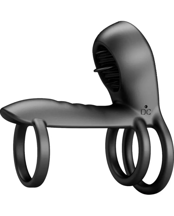 PRETTY LOVE - GAINE PÉNIS JAMMY 12 VIBRATIONS AVEC LANGUE EN SILICONE RECHARGEABLE PRETTY LOVE - GAINE PÉNIS JAMMY 12 VIBRATIONS AVEC LANGUE EN SILICONE RECHARGEABLE