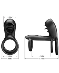 PRETTY LOVE - GAINE PÉNIS JAMMY 12 VIBRATIONS AVEC LANGUE EN SILICONE RECHARGEABLE PRETTY LOVE - GAINE PÉNIS JAMMY 12 VIBRATIONS AVEC LANGUE EN SILICONE RECHARGEABLE