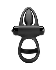 PRETTY LOVE - ANNEAU VIBRANT 10 VIBRATIONS SILICONE NOIR PRETTY LOVE - ANNEAU VIBRANT 10 VIBRATIONS SILICONE NOIR