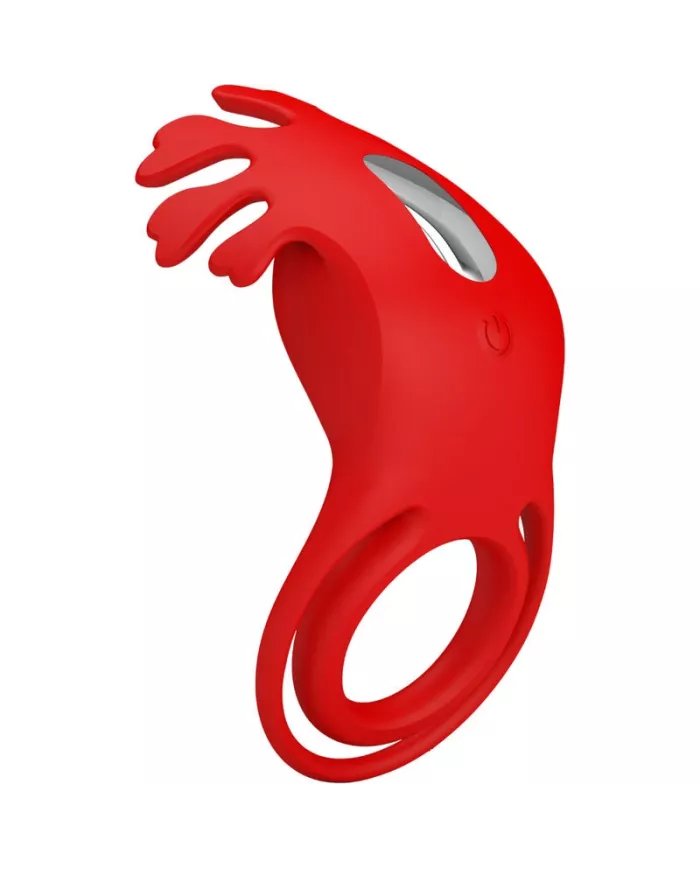 PRETTY LOVE - ANNEAU VIBRATEUR RUBEN 7 VIBRATIONS SILICONE ROUGE PRETTY LOVE - ANNEAU VIBRATEUR RUBEN 7 VIBRATIONS SILICONE ROUGE