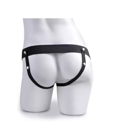 FETISH FANTASY SERIES - HARNAIS RÉGLABLE PÉNIS RÉALISTE AVEC BALLES ÉJACULANTES 19 CM