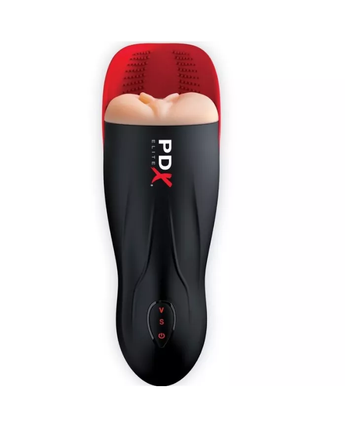 PDX ELITE - STROKER FUCK-O-MATIC VAGIN DOUBLE VIBRATION PÉNIS ET TESTICULES PDX ELITE - STROKER FUCK-O-MATIC VAGIN DOUBLE VIBRATION PÉNIS ET TESTICULES