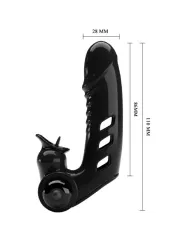 PRETTY LOVE - COUVERCLE DE DOIGT VIBRATEUR CORBIN NOIR