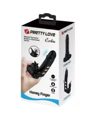 PRETTY LOVE - COUVERCLE DE DOIGT VIBRATEUR CORBIN NOIR