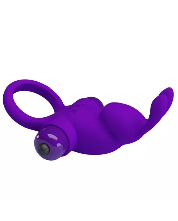 PRETTY LOVE - ANNEAU VIBRATEUR I RABBIT POUR PÉNIS VIOLET PRETTY LOVE - ANNEAU VIBRATEUR I RABBIT POUR PÉNIS VIOLET