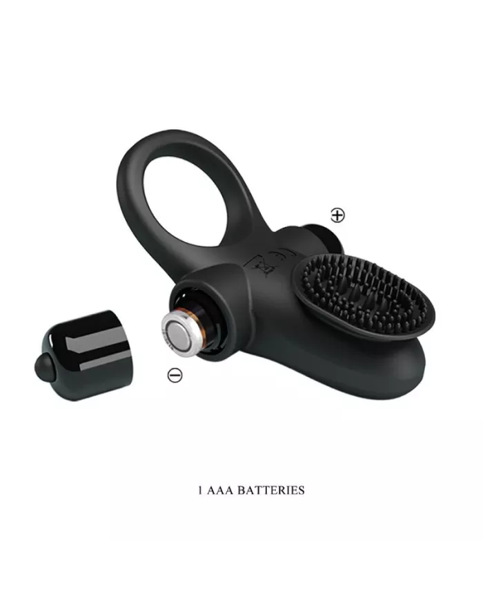 PRETTY LOVE - VIBRATOR RING II POUR LE PÉNIS NOIR PRETTY LOVE - VIBRATOR RING II POUR LE PÉNIS NOIR