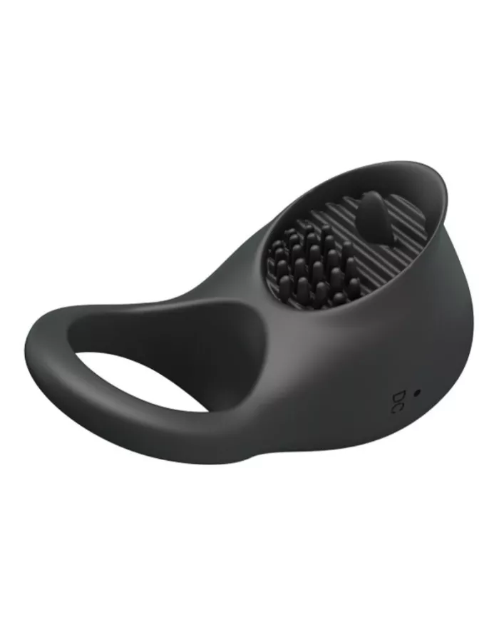 PRETTY LOVE - ANNEAU PÉNIS VIBRANT AVEC LANGUE NOIRE