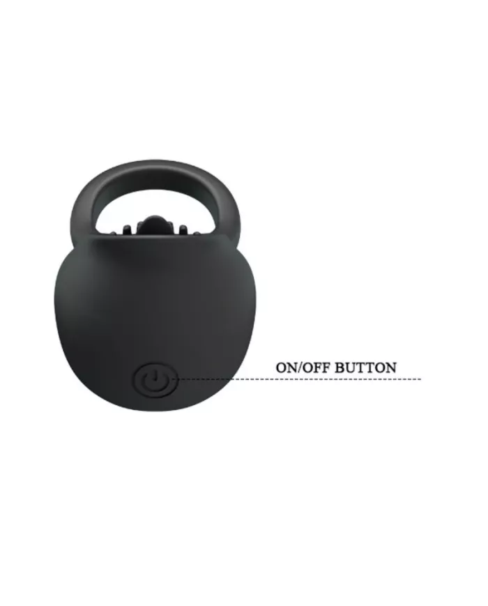 PRETTY LOVE - ANNEAU PÉNIS VIBRANT AVEC LANGUE NOIRE