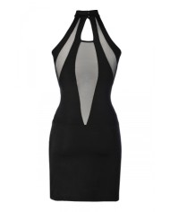 Robe noire V-9269 - Axami