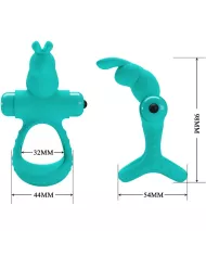PRETTY LOVE - ANNEAU VIBRATEUR LAPIN VERT FIGGY