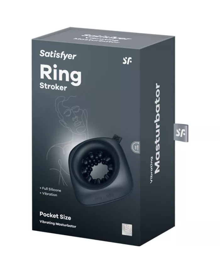 SATISFYER - RING STROKER MASTURBATEUR & VIBRATEUR SATISFYER - RING STROKER MASTURBATEUR & VIBRATEUR