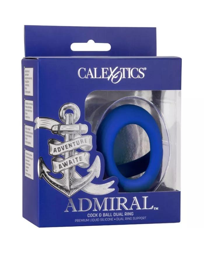 CALEXOTICS - ADMIRAL COCK BALL DOUBLE ANNEAU BLEU