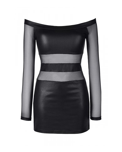 Robe noire V-9309 - Axami