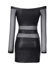 Robe noire V-9309 - Axami
