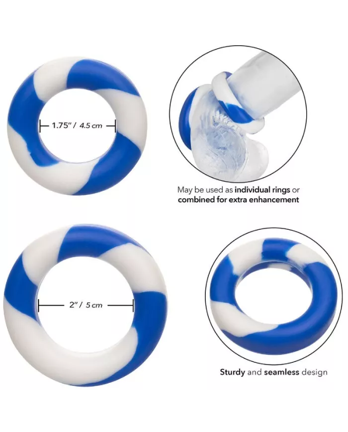 CALEXOTICS - ADMIRAL ENSEMBLE 2 ANNEAUX PÉNIS