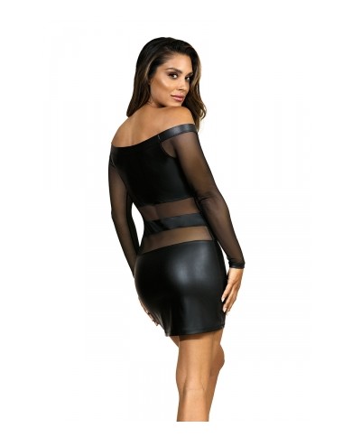 Robe noire V-9309 - Axami