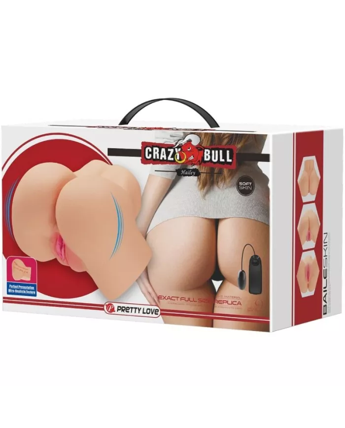 CRAZY BULL - VIBRATEUR VAGIN ET ANUS RÉALISTE HAILEY CRAZY BULL - VIBRATEUR VAGIN ET ANUS RÉALISTE HAILEY
