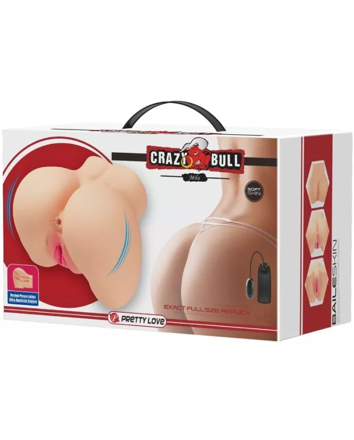 CRAZY BULL - VIBRATEUR RÉALISTE POUR VAGIN ET ANUS MILA CRAZY BULL - VIBRATEUR RÉALISTE POUR VAGIN ET ANUS MILA