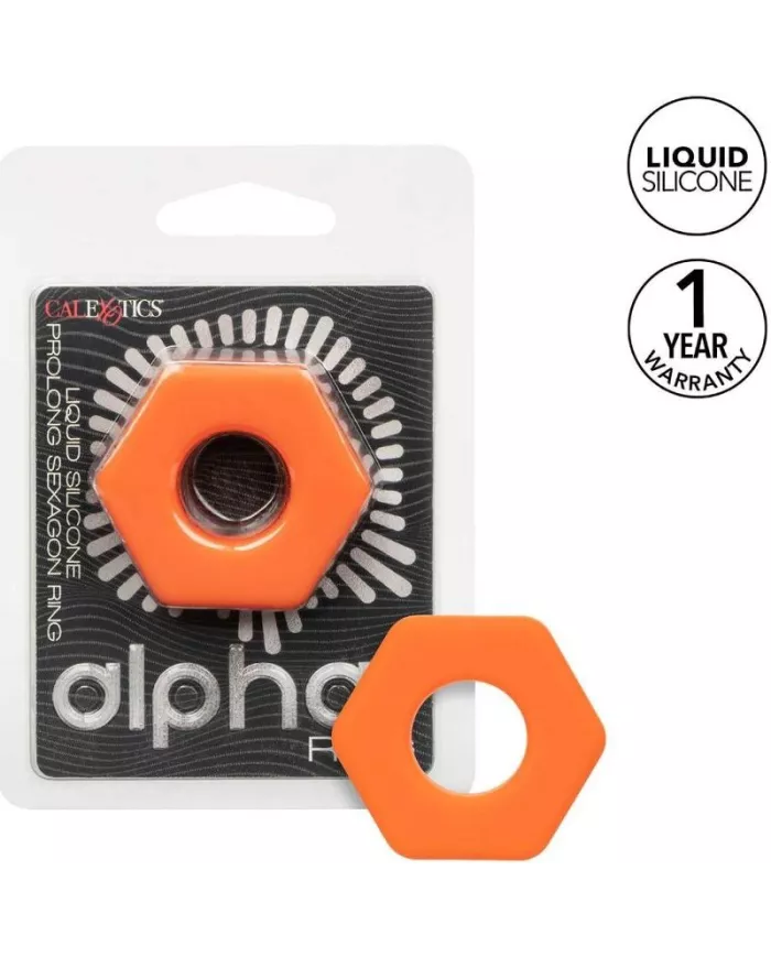 CALEXOTICS - ALPHA BAGUE PROLONG SEXAGON ORANGE CALEXOTICS - ALPHA BAGUE PROLONG SEXAGON ORANGE