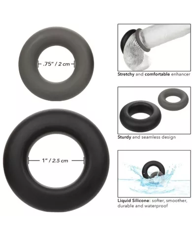 CALEXOTICS - ALPHA PROLONG LOT DE 2 BAGUE GRIS