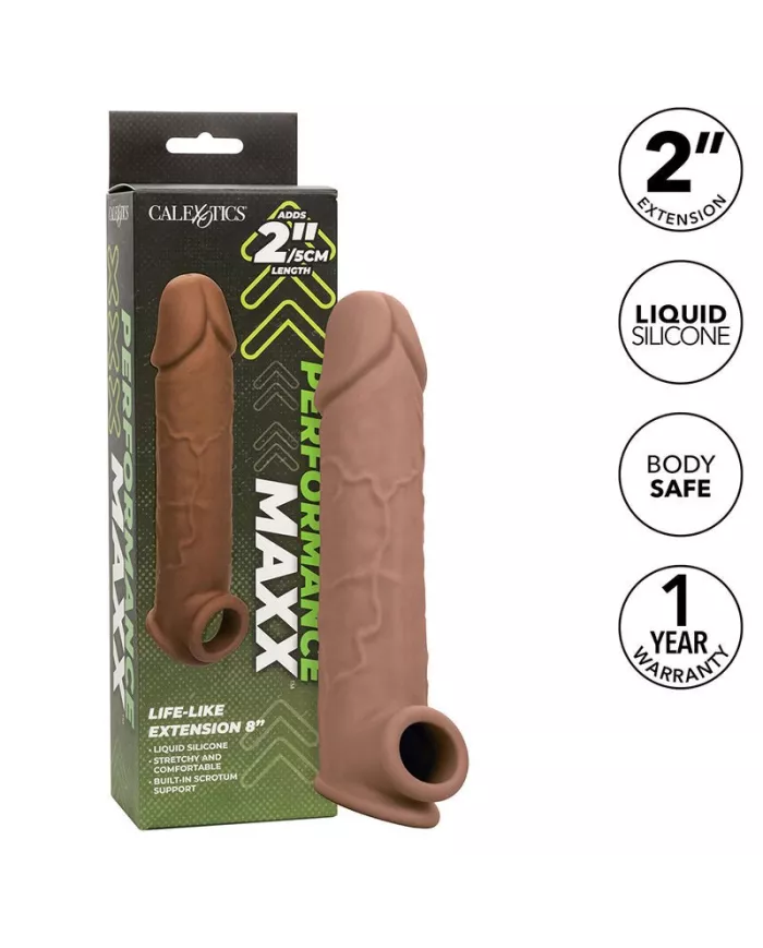 CALEXOTICS - EXTENSION PERFORMANCE MAXX LIFE-LIKE 8 PEAU MARRON CALEXOTICS - EXTENSION PERFORMANCE MAXX LIFE-LIKE 8 PEAU MARRON
