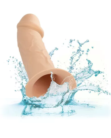 CALEXOTICS - EXTENSION PERFORMANCE MAXX RÉALISTE AVEC HARNAIS PEAU CLAIRE