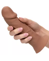 CALEXOTICS - EXTENSION PERFORMANCE MAXX RÉALISTE AVEC HARNAIS PEAU MARRON CALEXOTICS - EXTENSION PERFORMANCE MAXX RÉALISTE AVEC HARNAIS PEAU MARRON