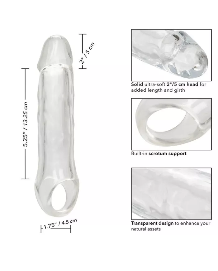CALEXOTICS - EXTENSION PERFORMANCE MAXX CLEAR 7,5 TRANSPARENTE CALEXOTICS - EXTENSION PERFORMANCE MAXX CLEAR 7,5 TRANSPARENTE