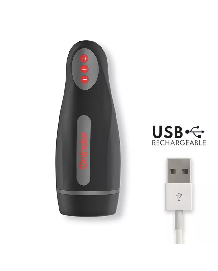 ONINDER - MASTURBATEUR RECHARGEABLE POUR HOMME SEOUL 10 VITESSES - APPLICATION GRATUITE