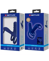 PRETTY LOVE - ANNEAU VIBRANT ELISH AVEC EXTENSION BLEU PRETTY LOVE - ANNEAU VIBRANT ELISH AVEC EXTENSION BLEU