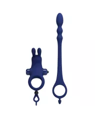 PRETTY LOVE - AYAD ANNEAU VIBRATEUR LAPIN AVEC PLUG BLEU PRETTY LOVE - AYAD ANNEAU VIBRATEUR LAPIN AVEC PLUG BLEU