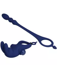 PRETTY LOVE - AYAD ANNEAU VIBRATEUR LAPIN AVEC PLUG BLEU PRETTY LOVE - AYAD ANNEAU VIBRATEUR LAPIN AVEC PLUG BLEU