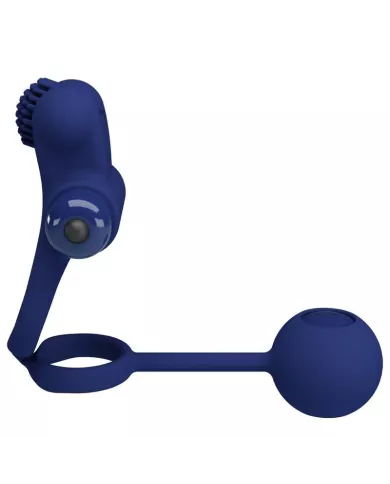 PRETTY LOVE - REMINGTON DOUBLE ANNEAU VIBRANT AVEC PLUG BLEU