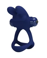 PRETTY LOVE - FRANCISCO DOUBLE ANNEAU VIBRANT LAPIN BLEU PRETTY LOVE - FRANCISCO DOUBLE ANNEAU VIBRANT LAPIN BLEU