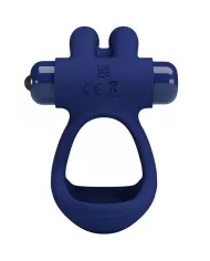 PRETTY LOVE - FRANCISCO DOUBLE ANNEAU VIBRANT LAPIN BLEU PRETTY LOVE - FRANCISCO DOUBLE ANNEAU VIBRANT LAPIN BLEU