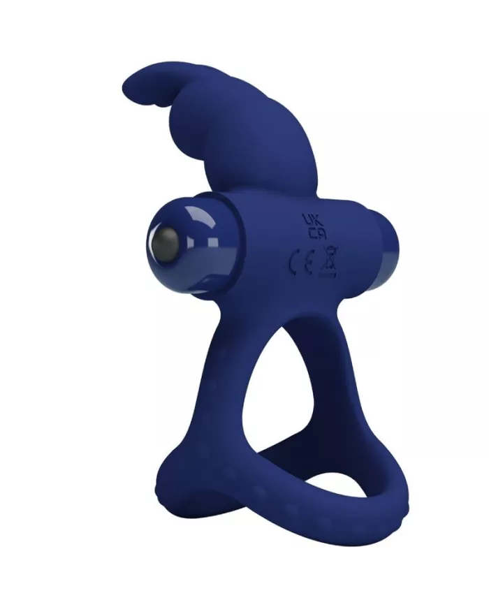 PRETTY LOVE - LUCHITO DOUBLE ANNEAU VIBRANT LAPIN BLEU PRETTY LOVE - LUCHITO DOUBLE ANNEAU VIBRANT LAPIN BLEU