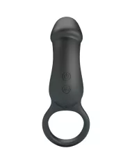 PRETTY LOVE - TRAE ANNEAU VIBRANT AVEC STIMULATEUR NOIR PRETTY LOVE - TRAE ANNEAU VIBRANT AVEC STIMULATEUR NOIR