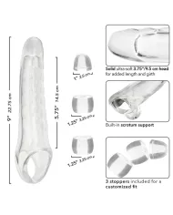 CALEXOTICS - MAXX EXTENSEUR DE PÉNIS RÉGLABLE TRANSPARENT CALEXOTICS - MAXX EXTENSEUR DE PÉNIS RÉGLABLE TRANSPARENT