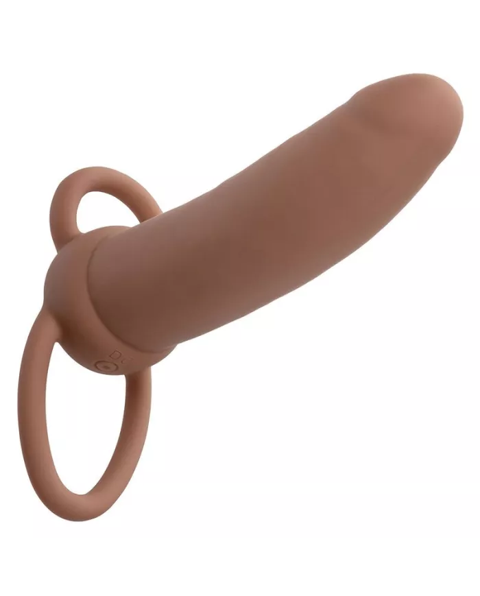 CALEXOTICS - MAXX THICK DOUBLE PÉNÉTRATEUR 10 VIBRATIONS MARRON CALEXOTICS - MAXX THICK DOUBLE PÉNÉTRATEUR 10 VIBRATIONS MARRON