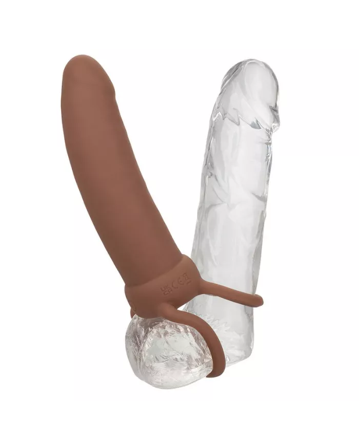 CALEXOTICS - MAXX THICK DOUBLE PÉNÉTRATEUR 10 VIBRATIONS MARRON CALEXOTICS - MAXX THICK DOUBLE PÉNÉTRATEUR 10 VIBRATIONS MARRON