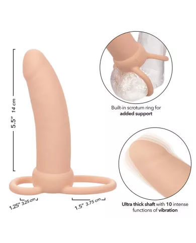 CALEXOTICS - MAXX THICK DOUBLE PÉNÉTRATEUR 10 VIBRATIONS CHAIR