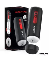JAMYJOB - MASTURBATEUR VAGIN AUTOMATIQUE PHANTOM 5 MODES D'ASPIRATION ET DE POUSSE