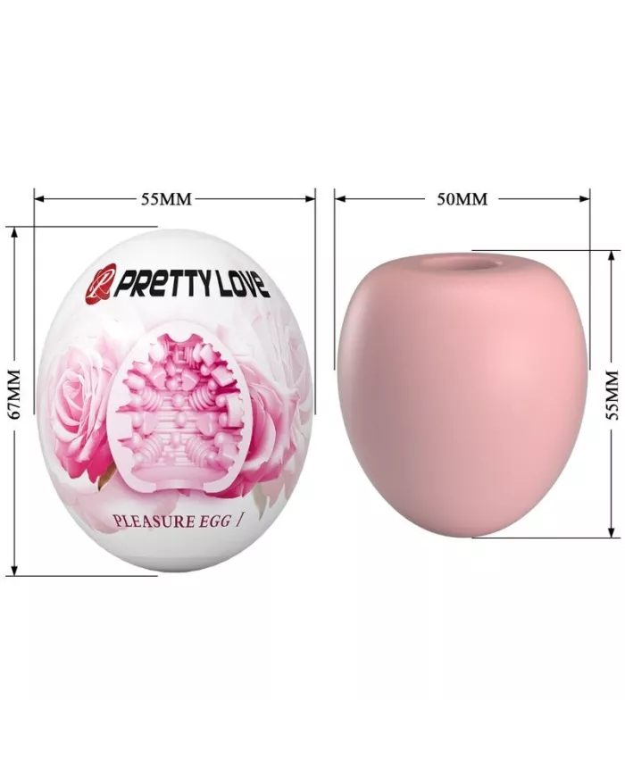 PRETTY LOVE - MASTURBATEUR POUR HOMME OEUF ROSE PRETTY LOVE - MASTURBATEUR POUR HOMME OEUF ROSE